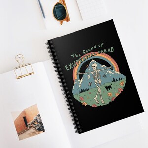 Existential Dread Spiral Notebook | Journal for Creative Souls, Unique Gift for Writers, Artists, Students, and Note-Taking