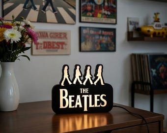 Op de Beatles geïnspireerde ledlamp: een tijdloos eerbetoon aan muzieklegendes!