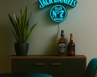 Jack Daniel’s Old No. 7 – RGB LED Light Sign | | Bar & Man Cave Decor