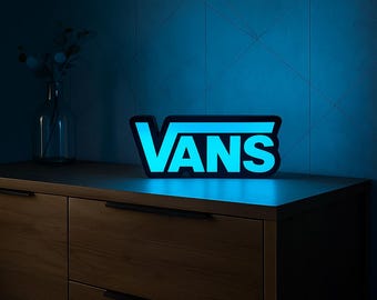Vans RGB LED Lamp — A Stylish Decoration for Your Desk, Dresser, or Cabinet!