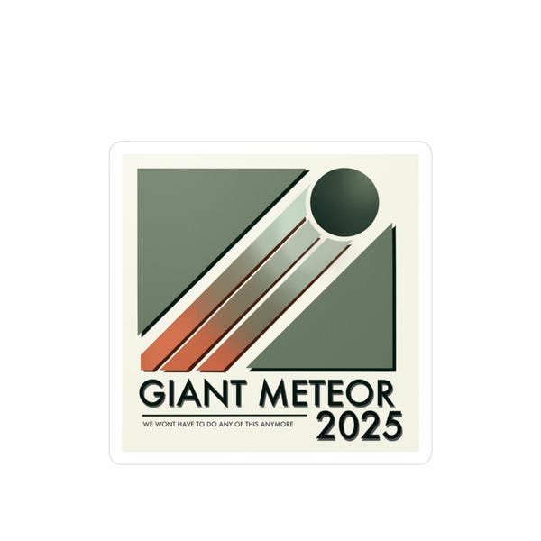 Meteor Wall Decal - Etsy