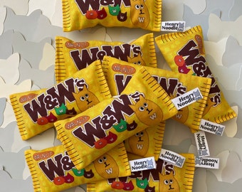 W&W&#39;s Walnuthead Candy - Crinkle Organic Cat Toy - Junk Food - Snacks - Fake Food