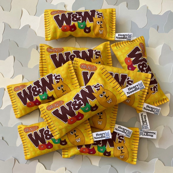 W&W's Walnuthead Candy - Crinkle Organic Cat Toy - Junk Food - Snacks - Fake Food
