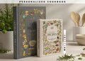 Customizable recipe book. 140 recipes! A personalized recipe journal, gift for mom, birthday gift, anniversary gift idea