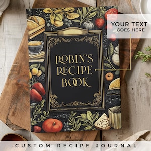 Personalisierbares Rezeptbuch. 140 Rezepte! Ein personalisiertes Rezept-Journal, Geschenk für Mama, Geburtstagsgeschenk, Jubiläumsgeschenkidee