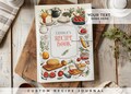 Customizable recipe book. 140 recipes! A personalized recipe journal, gift for mom, birthday gift, anniversary gift idea