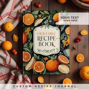 Personalisierbares Rezeptbuch. 140 Rezepte! Ein personalisiertes Rezept-Journal, Geschenk für Mama, Geburtstagsgeschenk, Jubiläumsgeschenkidee