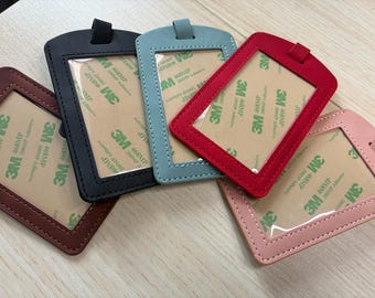 Self finishing needlepoint luggage tag