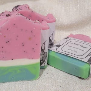 Watermelon cold process soap