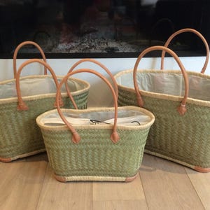 Bozaka 4-Ecken-Einkaufskorb aus Leder