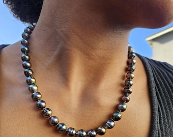 Collana Vendorafa In Oro Bianco Con Perla Nera Tahiti - Foto 8