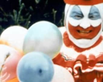 John Wayne Gacy Clown art image 8 x 10 image