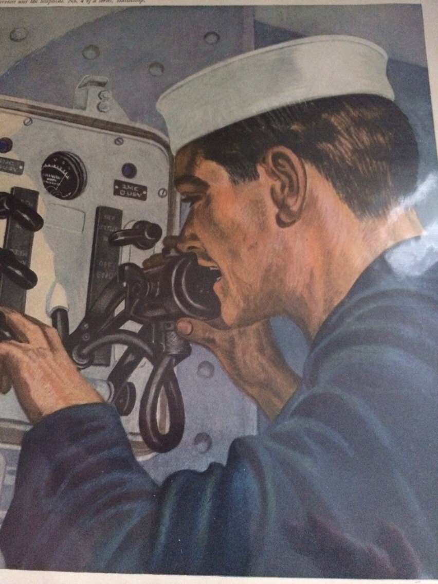 Western Electric WWII .paul Rubut Artist Military Ad 1943 - Etsy