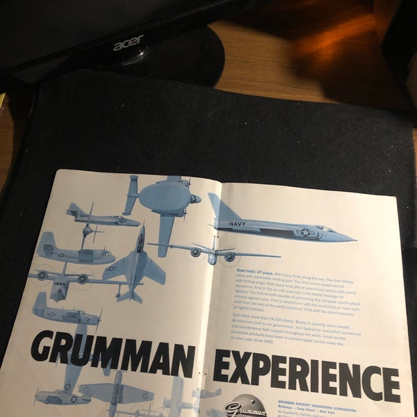 Grumman experience aircraft ad circa 1957