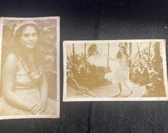 Vintage Polynesian Dancer Photos: Traditional Island Dance Set