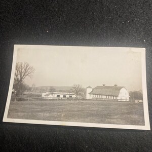 R E Laforce dairy barns Martin City Missouri original photo 2 1/2 x 4.