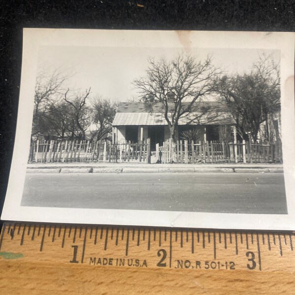 San Antonio Texas A-Mexican home! Vintage photo