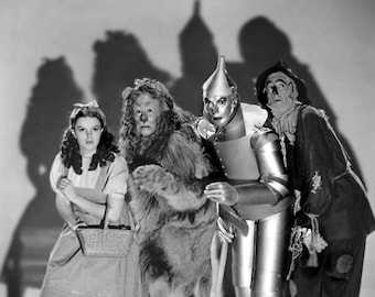 The Wizard of Oz vintage image The Cowardly Lion Tin Man Scarecrow Dorothy