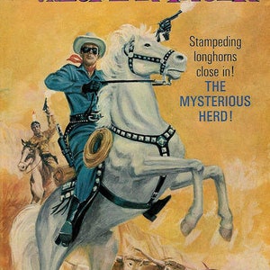 Lone Ranger and Tonto reproduction print image 8 x 10