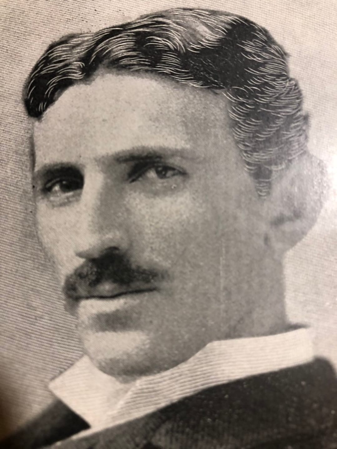 Nikola Tesla 5 X 8 Book Page Art Etsy