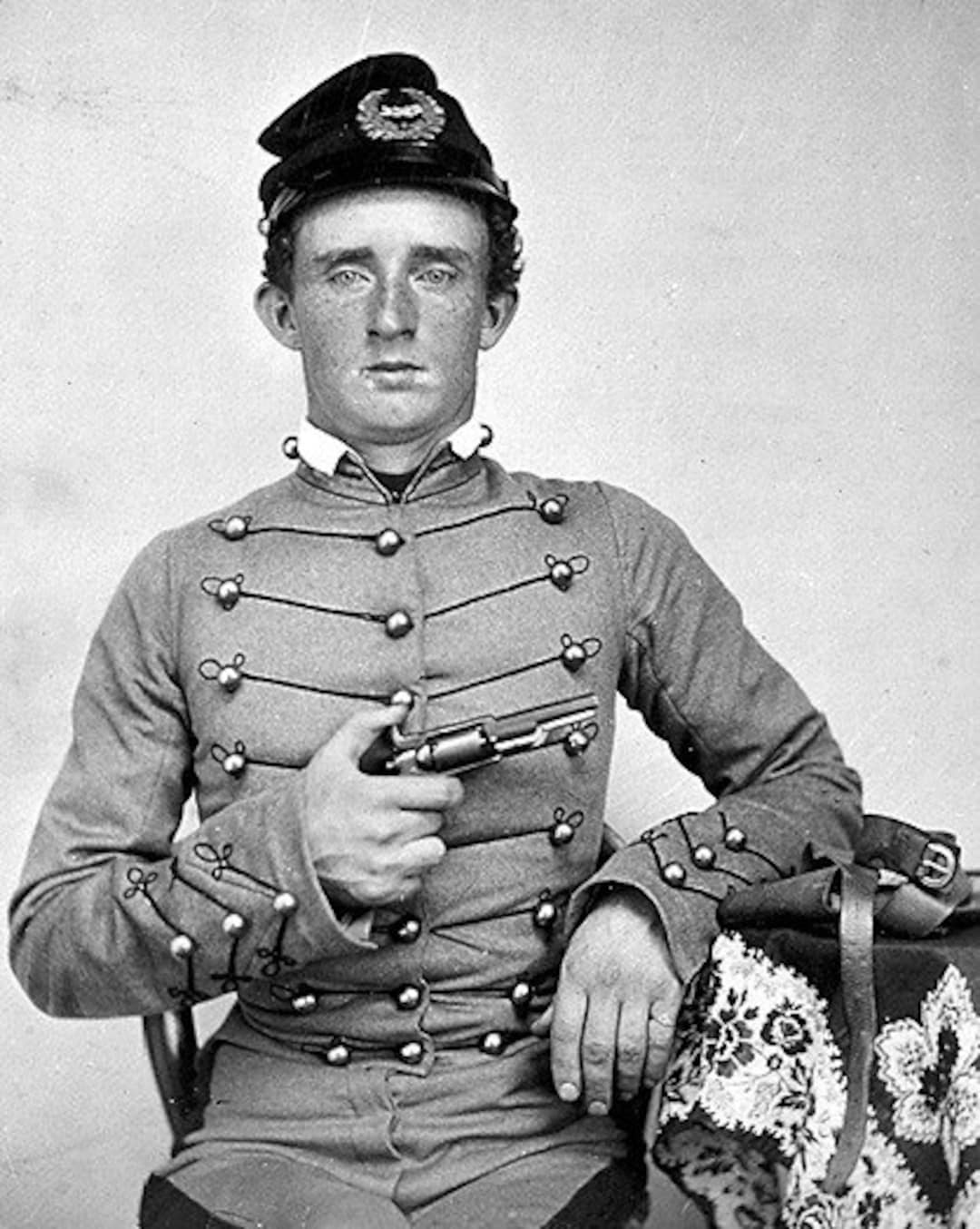 George Custer jeune homme Westpoint cadet France
