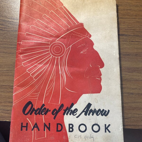 Order of the arrow handbook Boy Scouts of America 1958