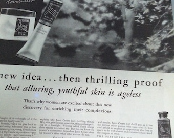 Vintage 1934 Junis Creme Pepsodent Ad