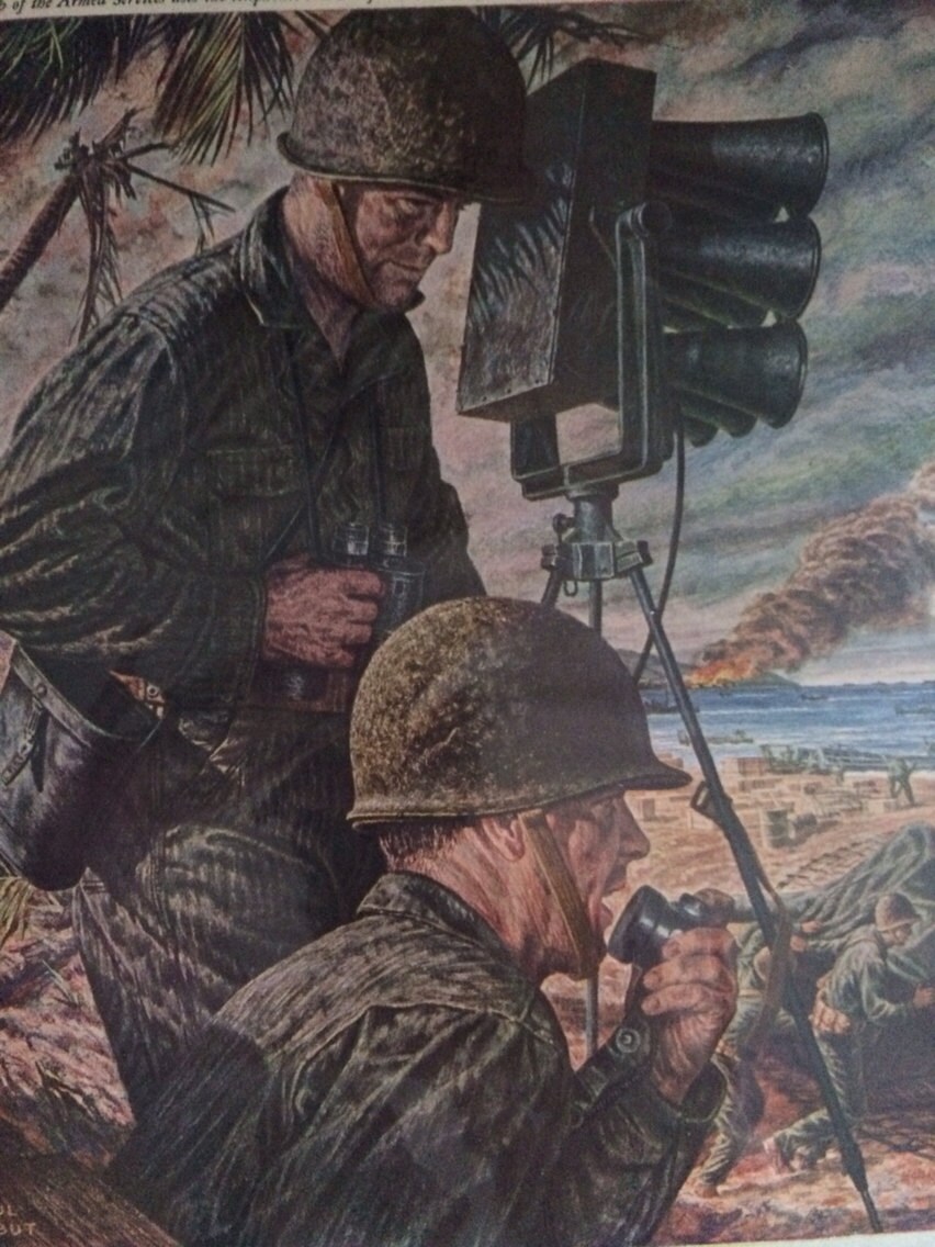 Western Electric WWII .paul Rubut Artist Military Ad 1945 - Etsy