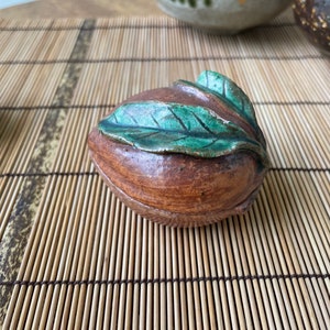 Vintage Japanese Pottery &quot;Kogo&quot; Incent Burner, Ohi-yaki, Studio Pottery, Pre-war, Collectible Studio Pottery
