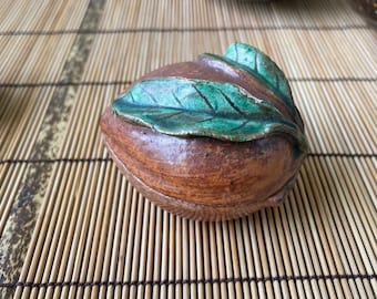 Vintage Japanese Pottery "Kogo" Incent Burner, Ohi-yaki, Studio Pottery, Pre-war, Collectible Studio Pottery