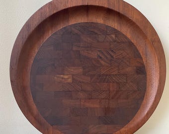 Vintage Jens Quistgaard Wenge/Teak Serving Tray for Dansk, Denmark, Danish Modern Collectible