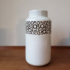Vintage Gustavsberg Kreta Vase by Britt Louise Sundell, Sweden, Scandinavian Collectible Ceramic, Danish ModernDanish Modern