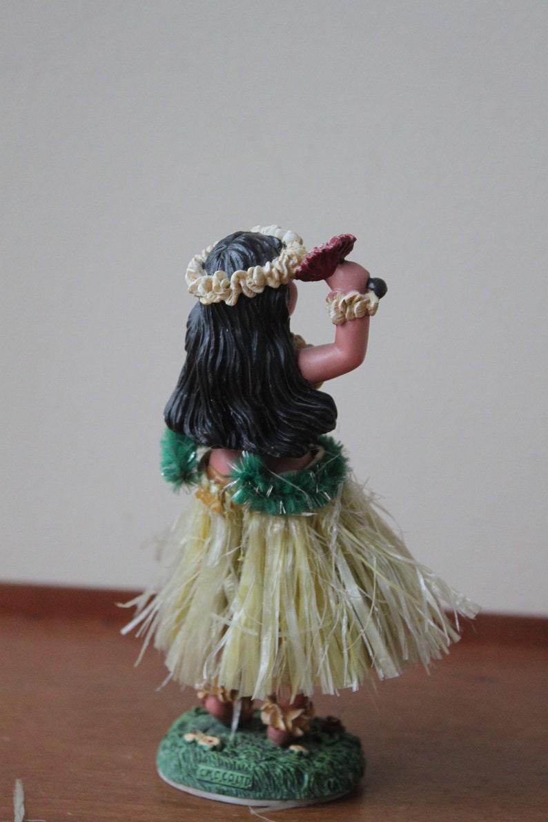 Vintage Hawaiian Souvenir Hula Girl Doll Hula Dancer Hawaii Tropical