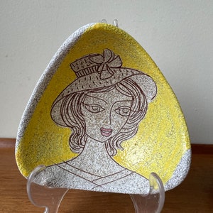 Studio Pottery Wall Plate by Fratelli Fanciulacci, Italy, Mid Century Modern Collectible Art