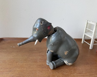 Rare: Antique Toy, Schoenhut USA Humpty Dumpty Circus series, Elephant