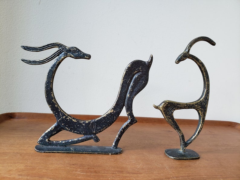 Mid Century Modern Metal Animal Sculpture With Brass - Etsy Hong Kong Mid Century Modern Metal Animal Sculpture With Brass - Etsy Hong Kong