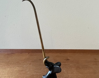 Vintage Richard Rohac Miniture Bronze Figurine / Ring Holder Elephant, Austria, Modern Vienna Bronze Collectible, Stamped Authentic