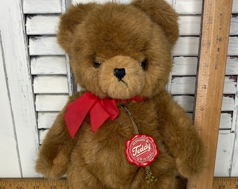 Hermann Mohair Teddy Bear Glass Eyes Jointed 1980’s