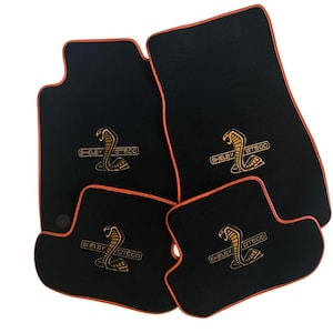 Shelby GT500 Floor Mats - Carpet Velor For Mustang Shelby GT500 Car Floor Mats