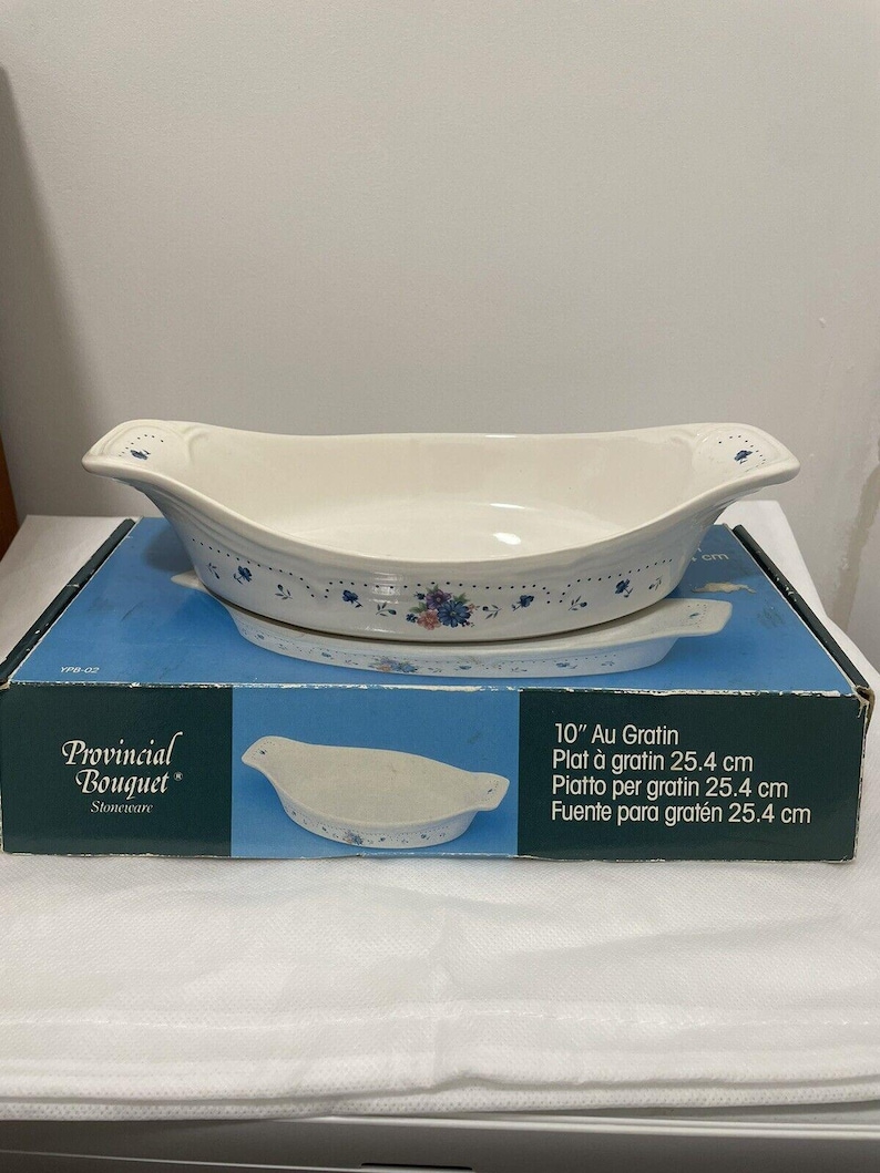 Lot de 8 assiettes a dessert Provincial Bouquet