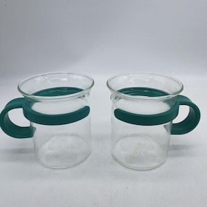 Vintage Bodum Glass Bistro Coffee Mug/Tea Cups from Star Trek (Set of 2)
