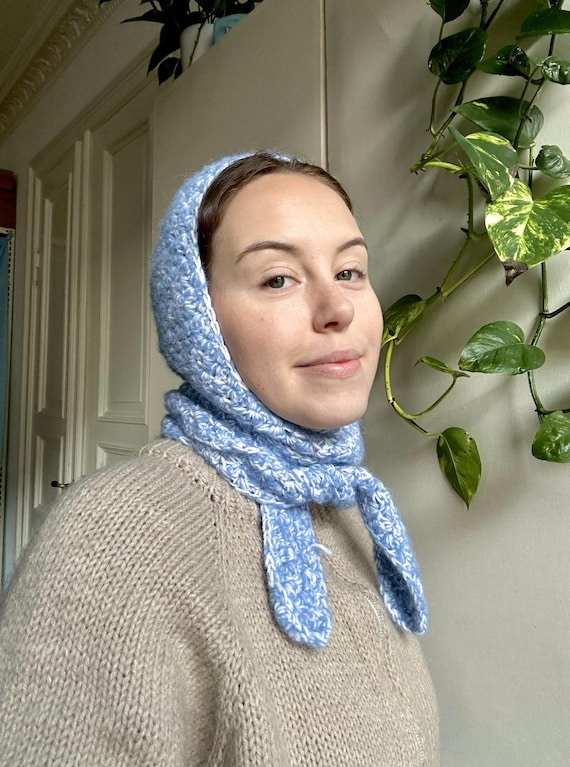 PDF Pattern ︱Pruina Hood Scarf ︱ Crochet Bonnet︱Hooded Scarf︱ Scoodie
