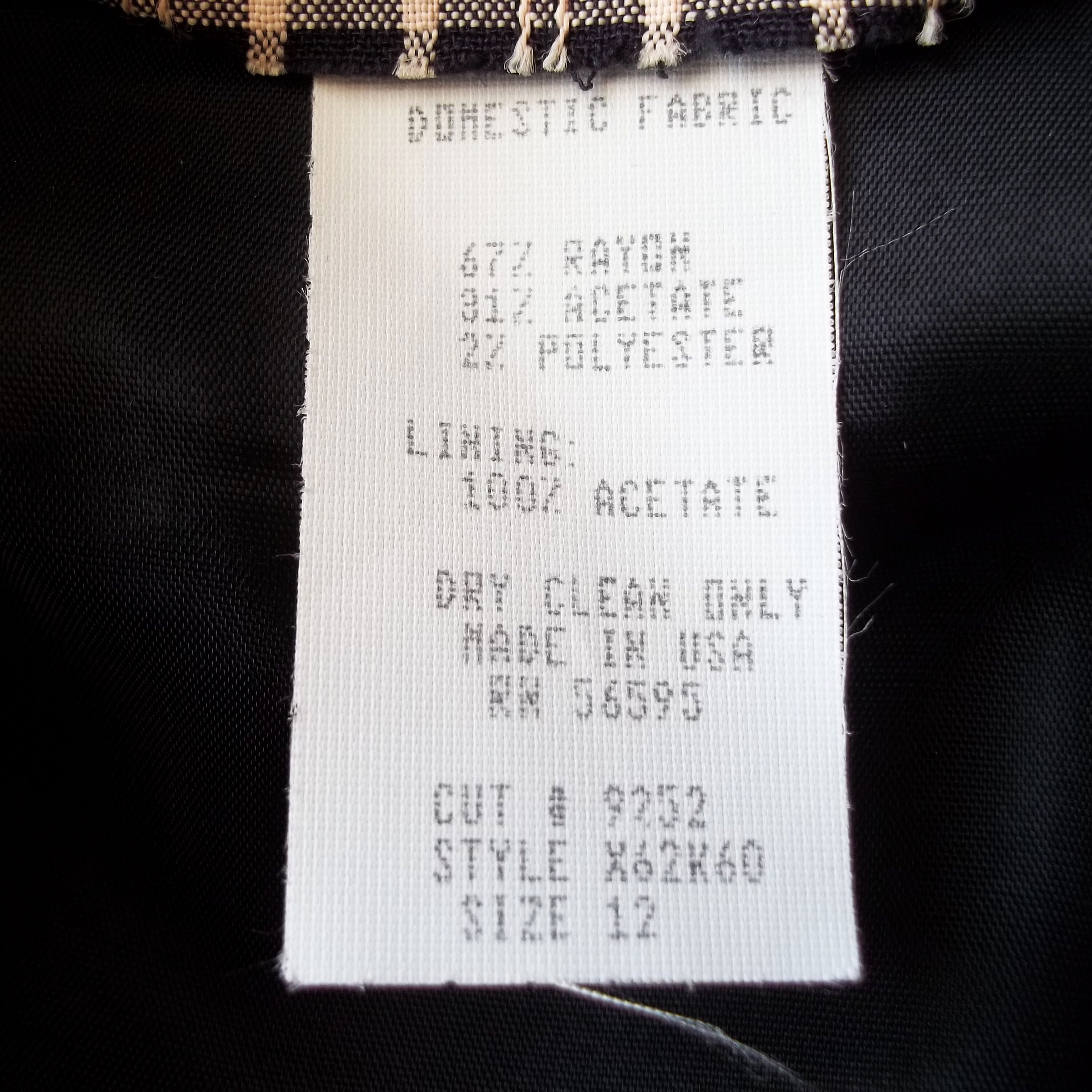 Vintage 90s Slouchy Textured Check Rayon Blend Shirt Jacket SHACKET Sz ...
