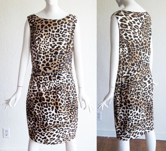 cache leopard print dress