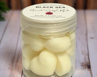 Soy Wax Melt Sample Jar | Heart Shaped Wax Melts | 2 oz Small Batch