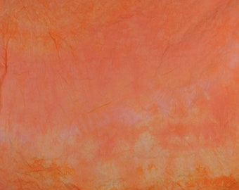 Orange Crush Fat Hand Dyed Quilting Cotton Quarter