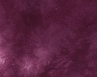 Red Violet Hand Dyed Quilting Cotton Fat Quarter