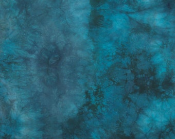 Rich Turquoise, Hand-Dyed Quilting Cotton Fat Quarter