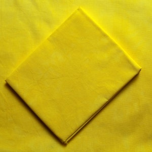 Sun Yellow Hand Dyed Quilting Cotton Fat Quarter