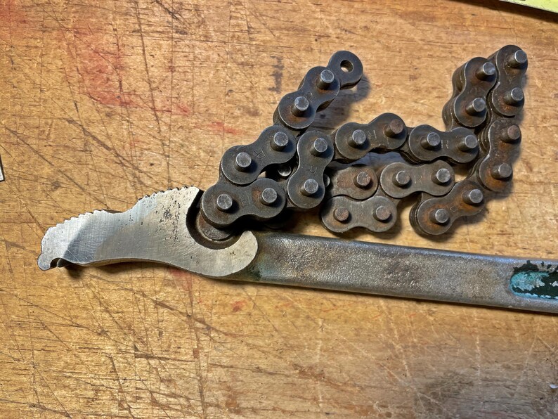 RIDGID C-12 Chain Pipe Wrench 12" Long Handle - USA zdjęcie 5